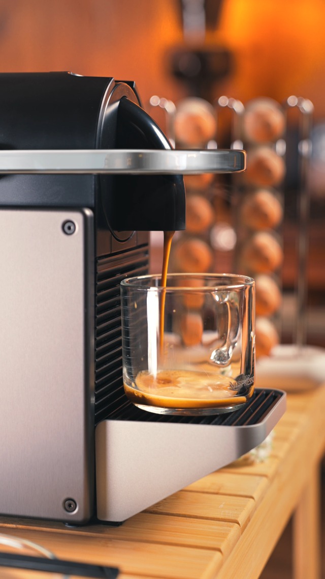 Nespresso Pixie Single Serve Pod Espresso Machine Titan | By